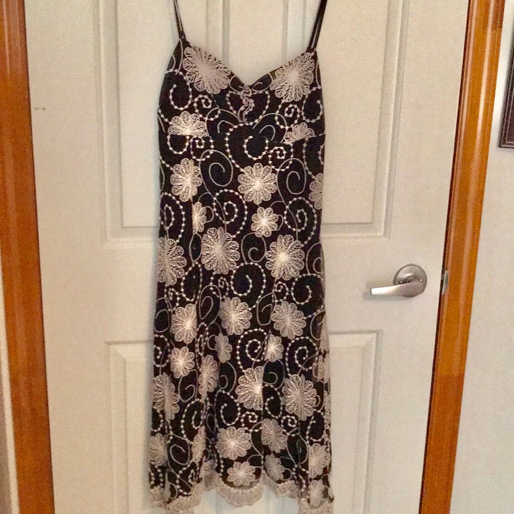Gorgeous embroidered sundress. Mint! Worn once! XS